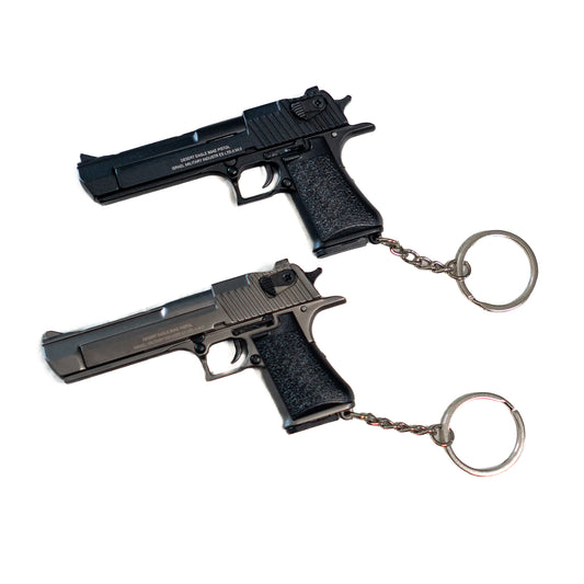 Desert Eagle-Style Mini Pistol Keychain
