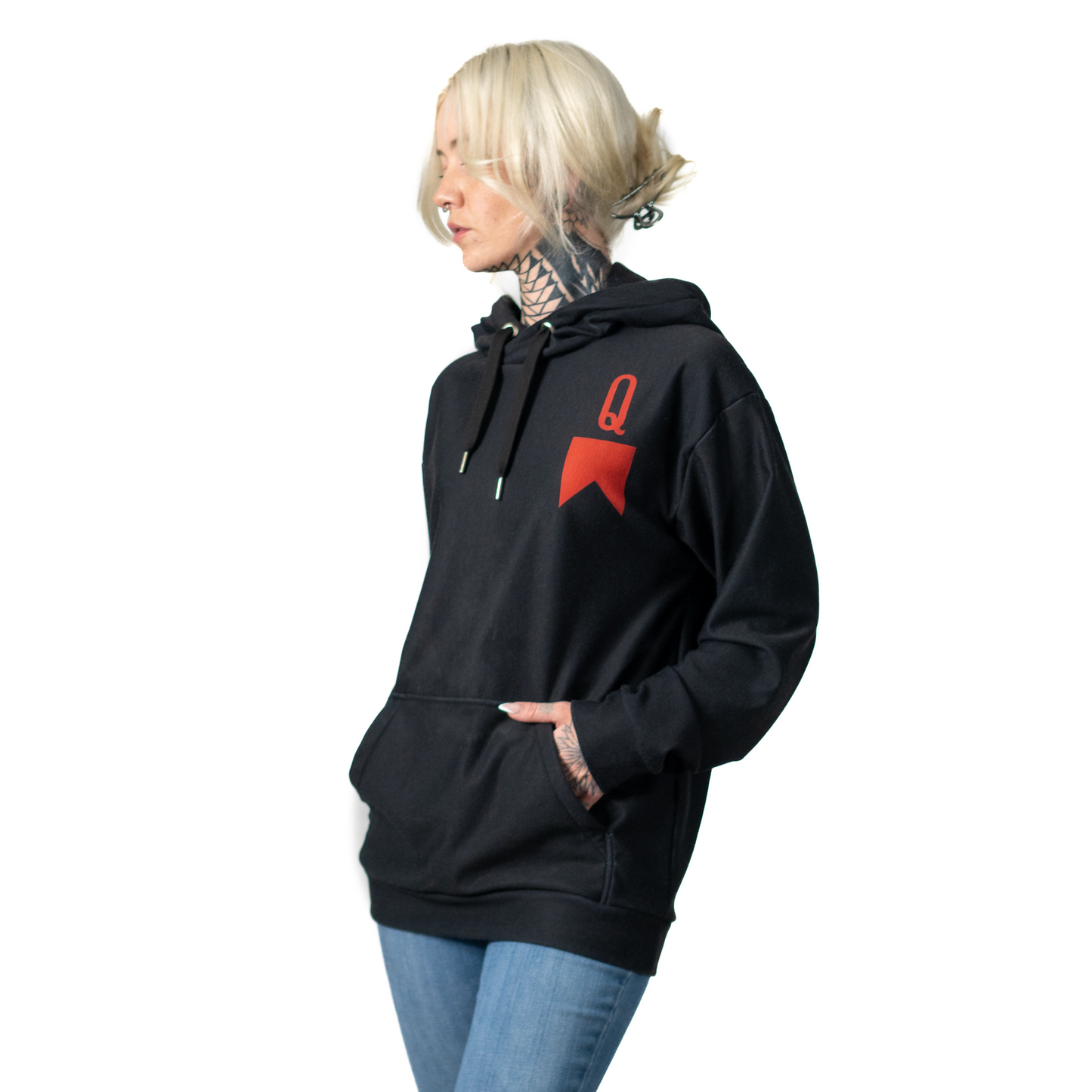 Queen of Red Cigarettes Hoodie Black