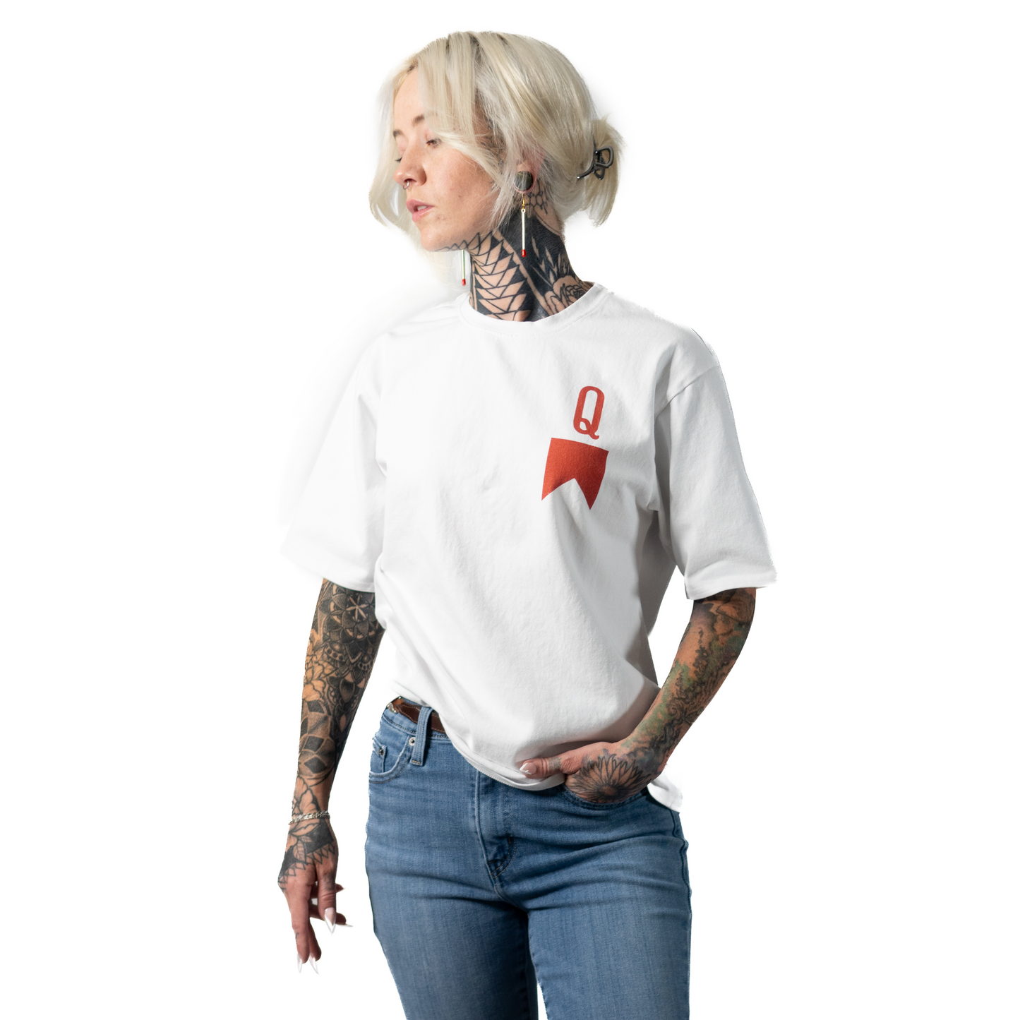 Queen of Red Cigarettes White T-Shirt