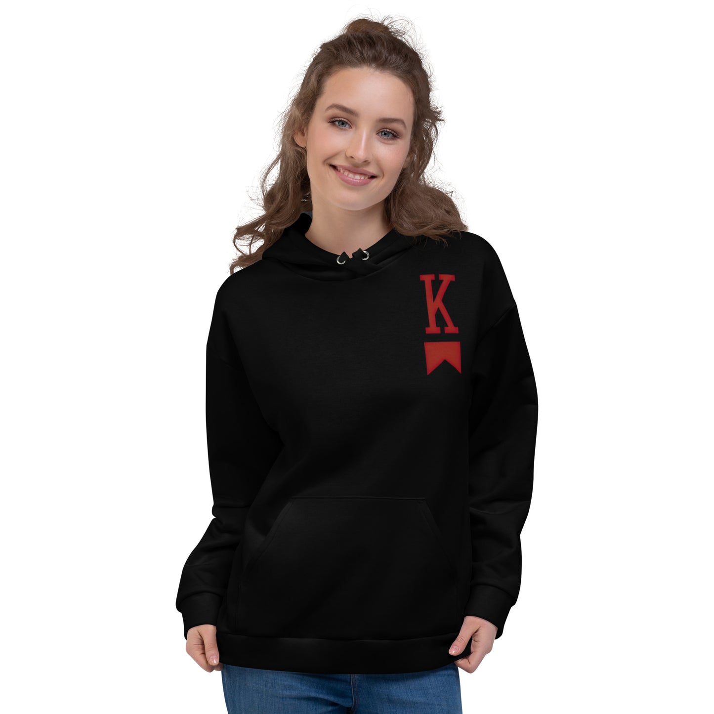 King of Red Cigarettes Hoodie Black