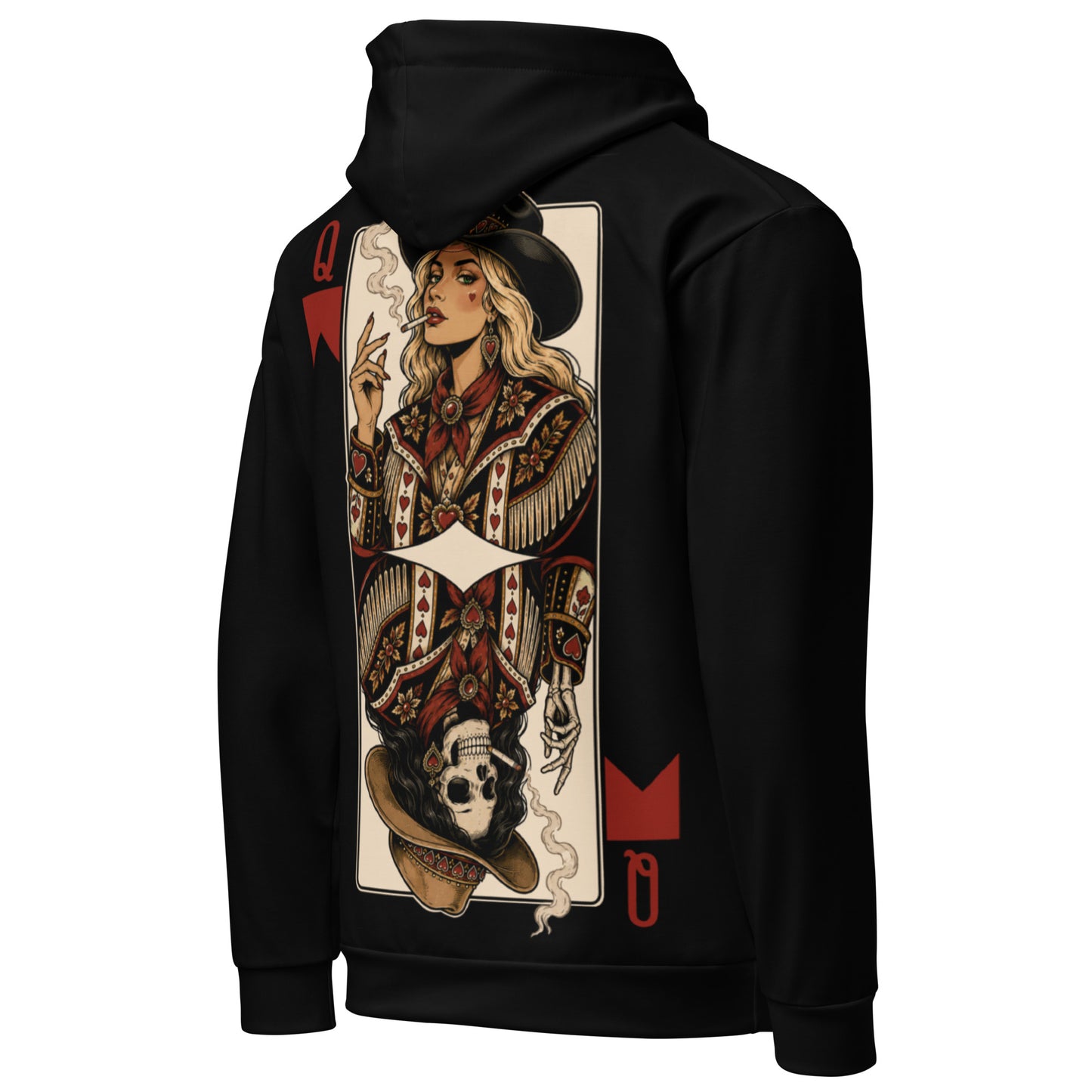 Queen of Red Cigarettes Hoodie Black